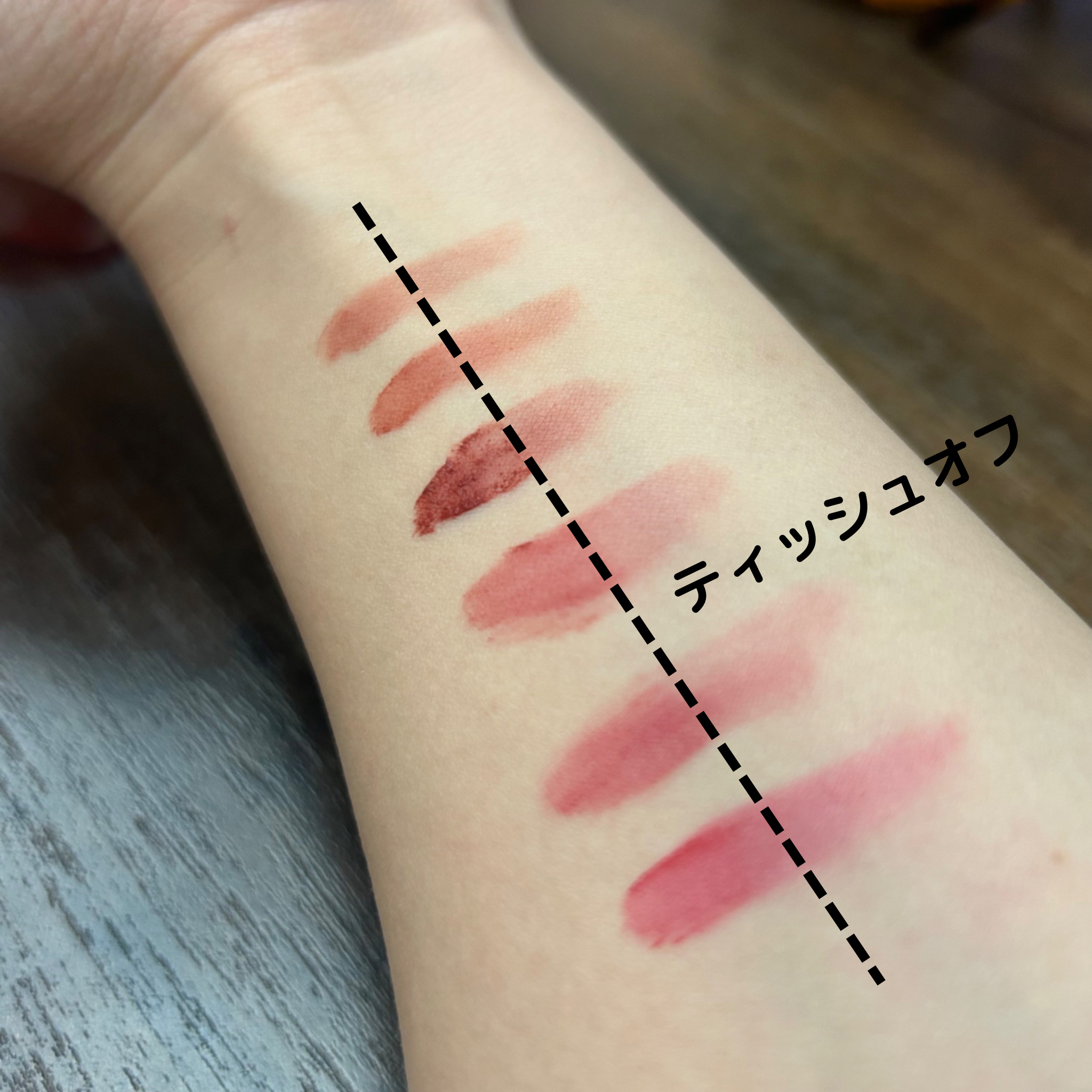 リップシルエットマットベルベットティント/i’m meme/リップティントを使ったクチコミ（3枚目）