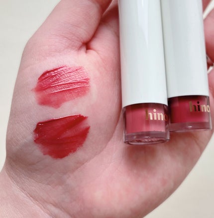 ムードインハンサーウォーターリキッドグロウ/hince/口紅を使ったクチコミ(2枚目)