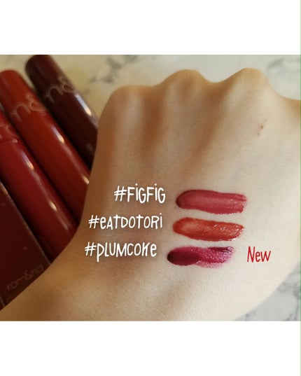 ジューシーラスティングティント/rom&nd/リップティントを使ったクチコミ(2枚目)