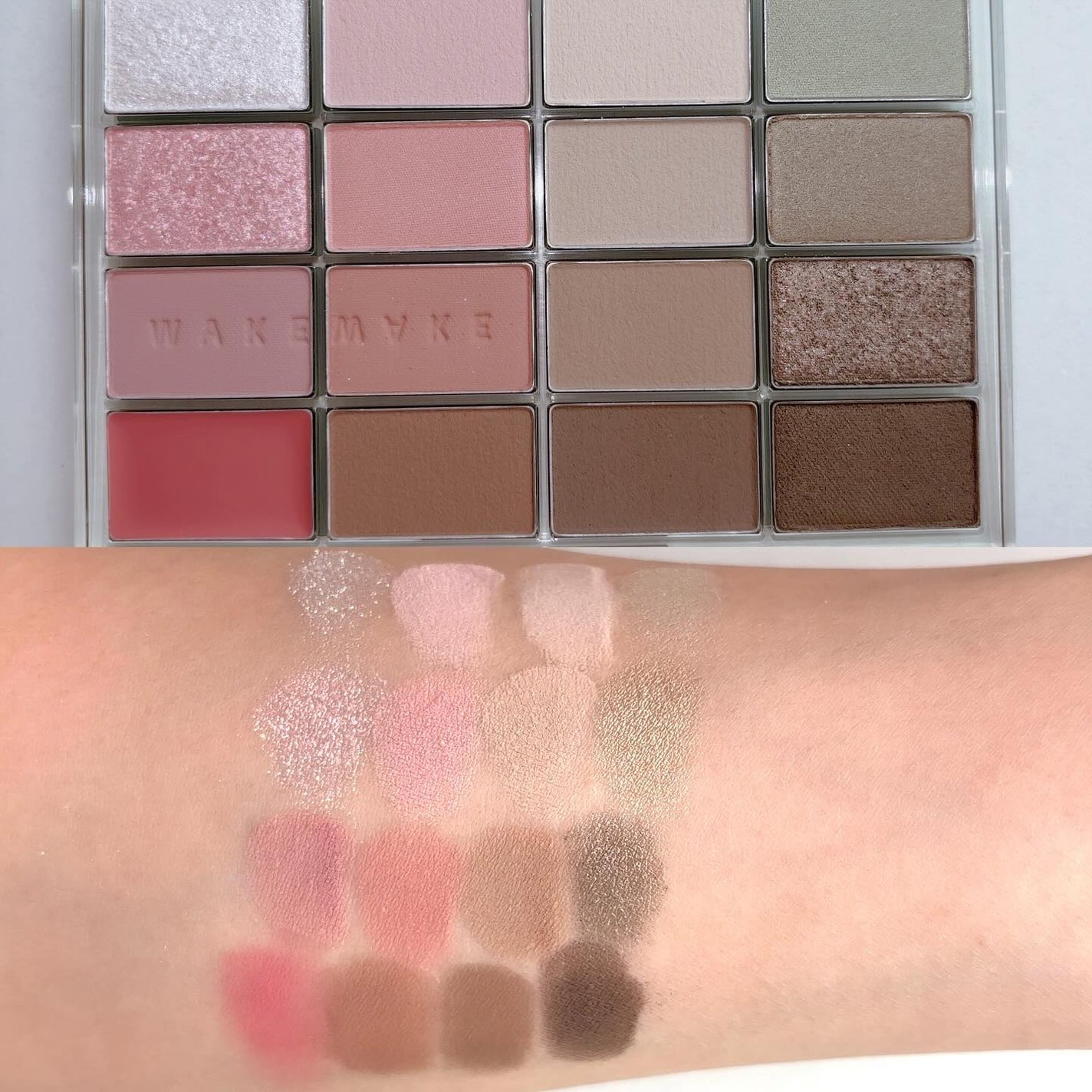 ソフトブラーリングアイパレット/wakemake/アイシャドウパレットを使ったクチコミ(3枚目)