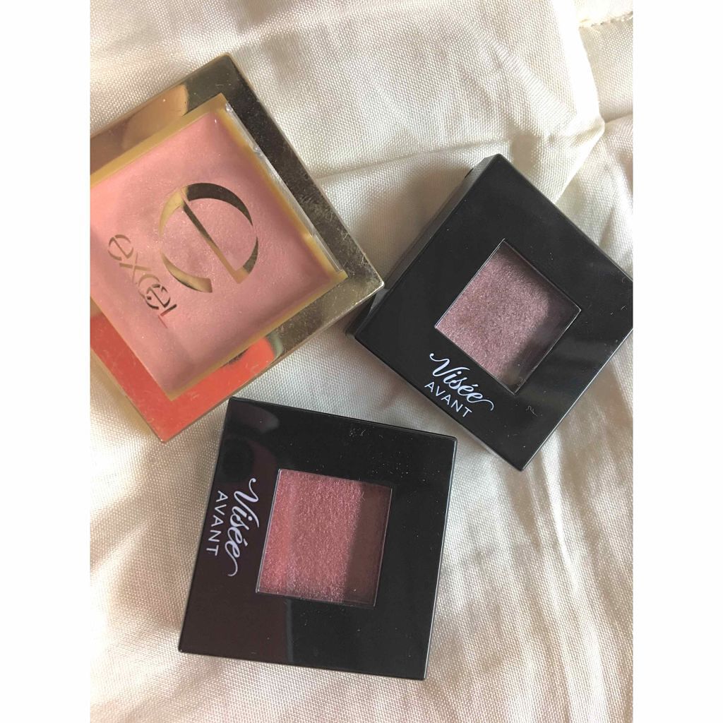 シマリングシャドウ/excel/ジェル・クリームアイシャドウを使ったクチコミ（1枚目）