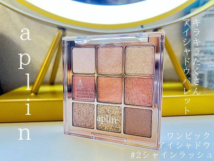 ワンピックアイシャドウパレット/APLIN/アイシャドウパレットを使ったクチコミ(1枚目)