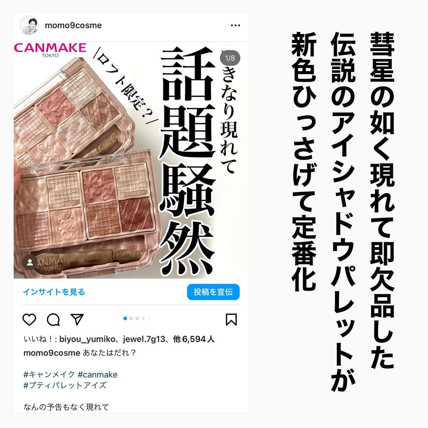 プティパレットアイズ/キャンメイク/パウダーアイシャドウを使ったクチコミ(2枚目)