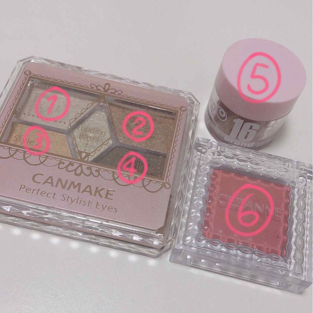 【旧品】パーフェクトスタイリストアイズ/キャンメイク/アイシャドウパレットを使ったクチコミ(2枚目)
