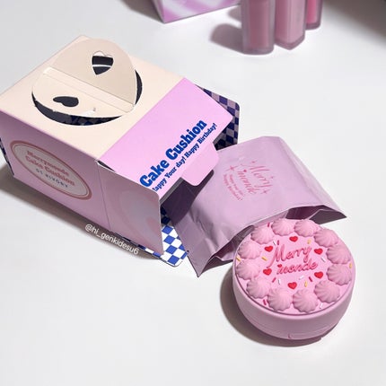 ハッピーユアデイクッション/Merrymonde/クッションファンデーションを使ったクチコミ(3枚目)