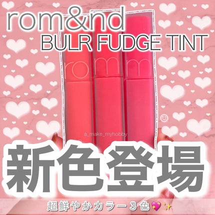 rom&nd ブラーファッジティント/rom&nd/リップティントを使ったクチコミ(1枚目)