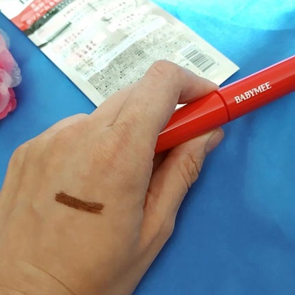 ニュアンスカラーマスカラ/BABYMEE/マスカラを使ったクチコミ(6枚目)