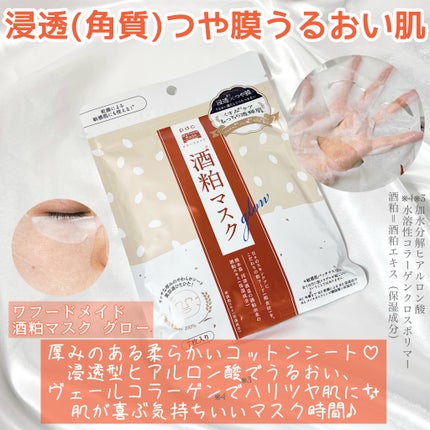 ワフードメイド 酒粕パック グロー/pdc/洗い流すパック・マスクを使ったクチコミ(6枚目)