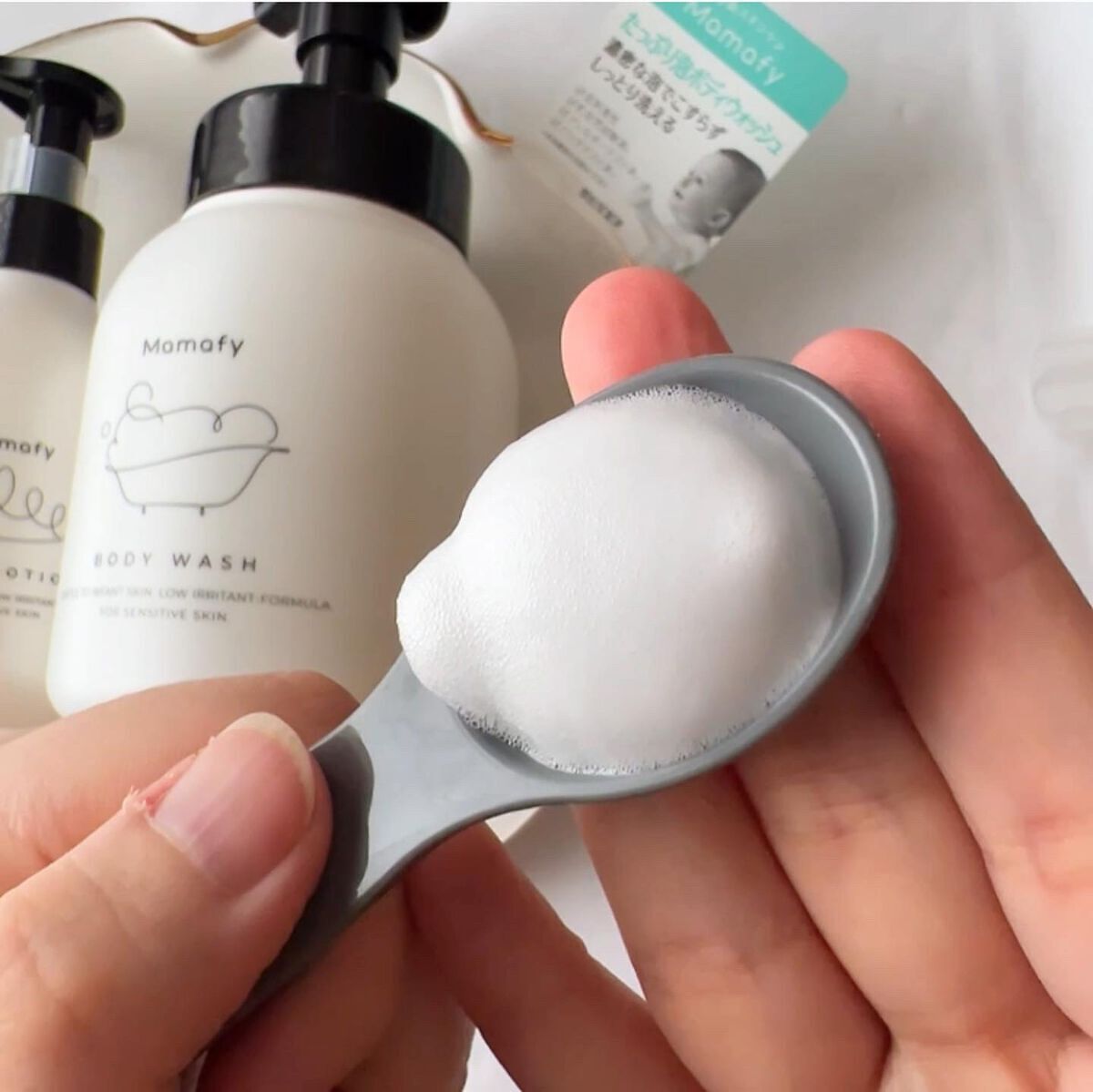 潤いミルキーローション/Mamafy/ボディローションを使ったクチコミ(2枚目)