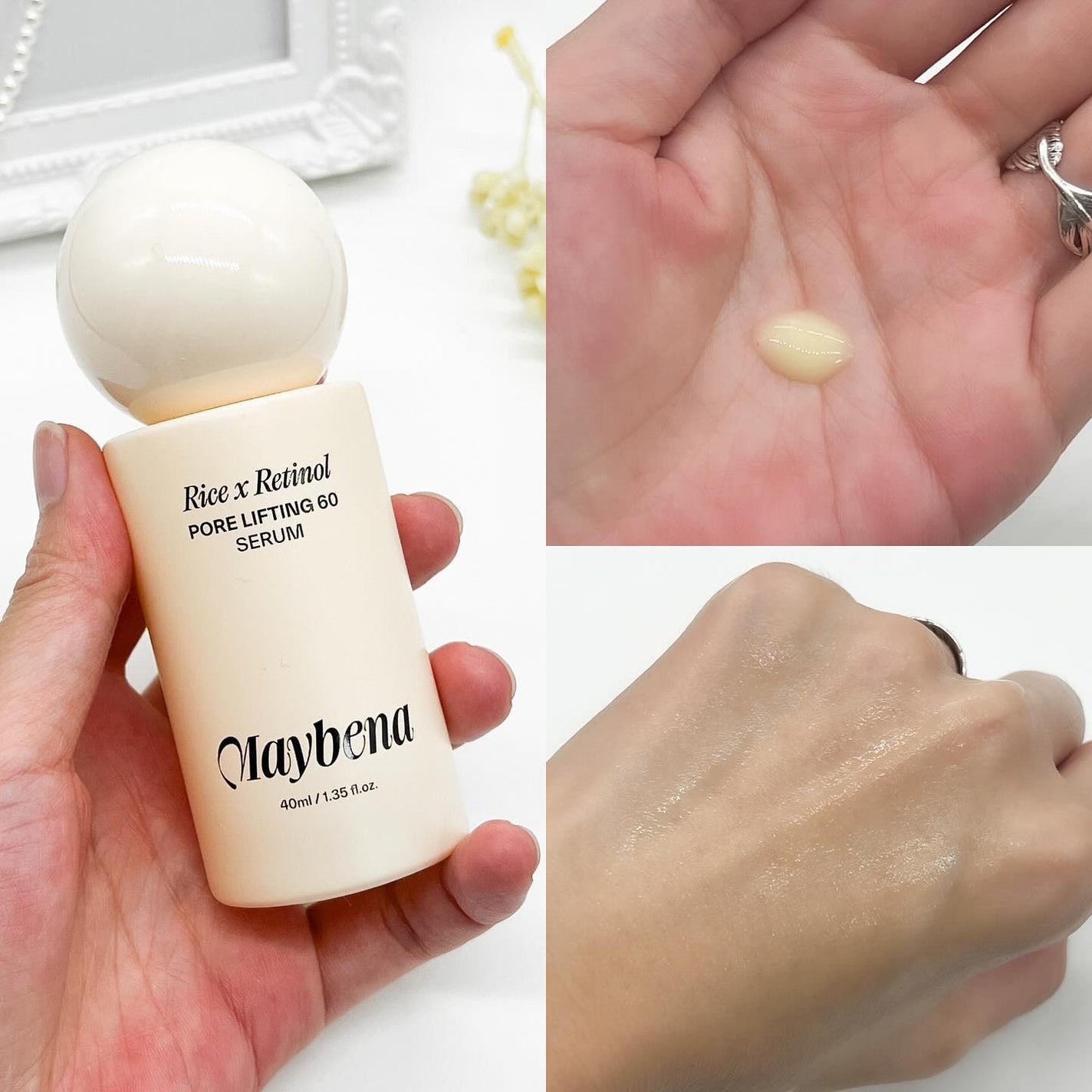 ライスX グルタチオン メラケアー60 ウォーターインセラム/MAYBENA/美容液を使ったクチコミ(3枚目)