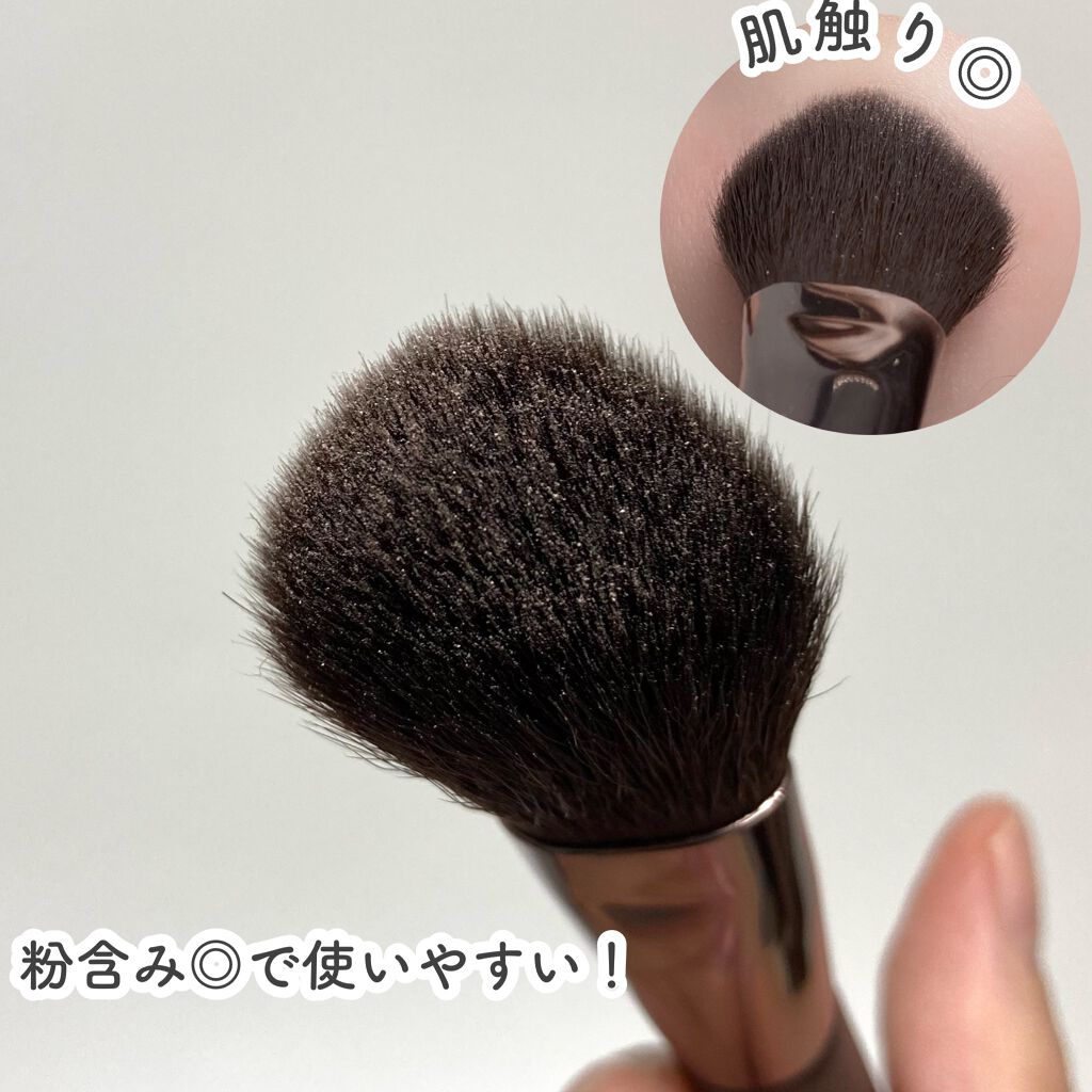 ハイライトチークブラシ/excel/メイクブラシを使ったクチコミ(9枚目)