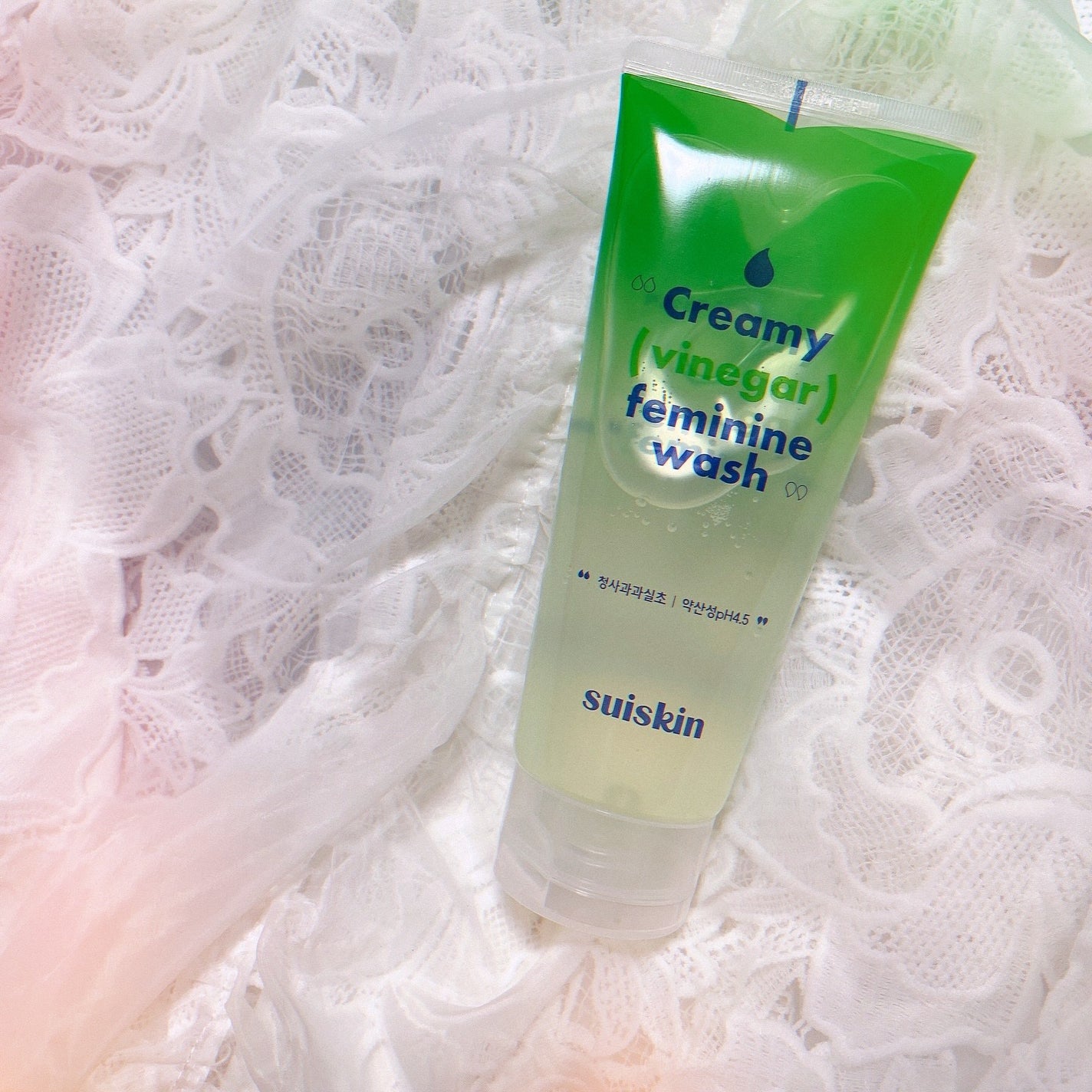 クリーミービネガーフェミニンウォッシュ/suiskin/ボディソープを使ったクチコミ(2枚目)