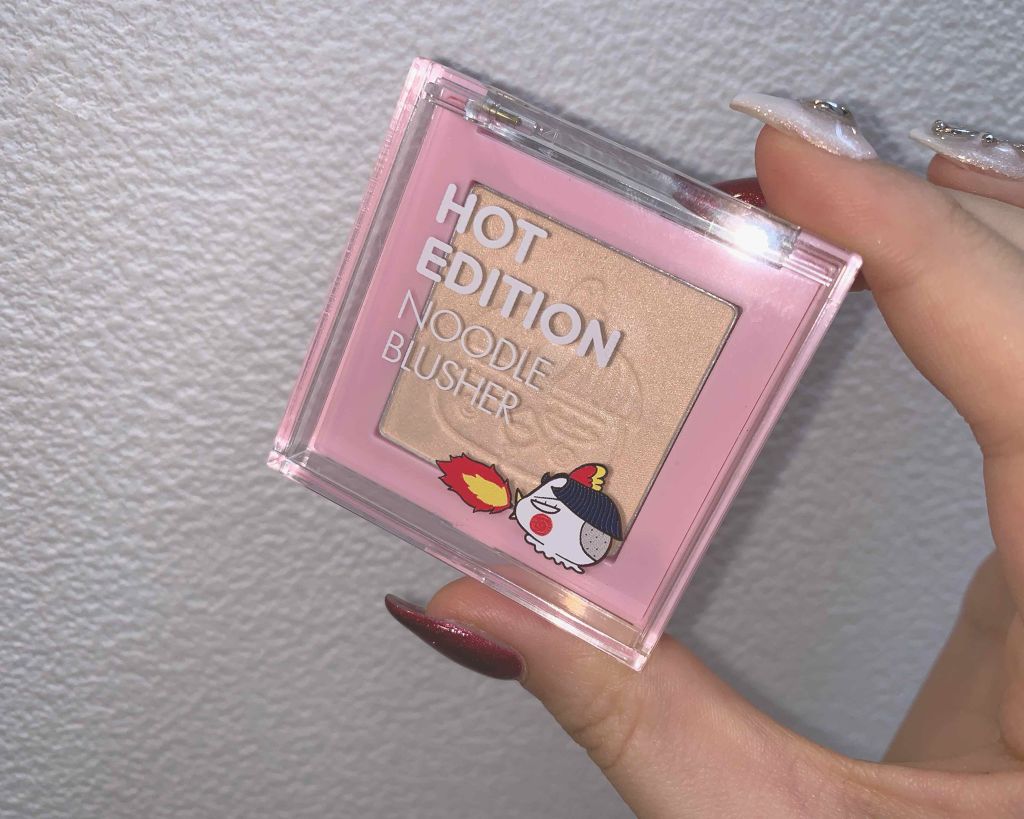 Hot Edition NOODLE BLUSHER/TONYMOLY/パウダーチークを使ったクチコミ(1枚目)
