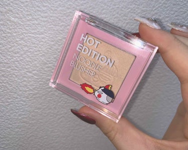 Hot Edition NOODLE BLUSHER/TONYMOLY/パウダーチークを使ったクチコミ（1枚目）