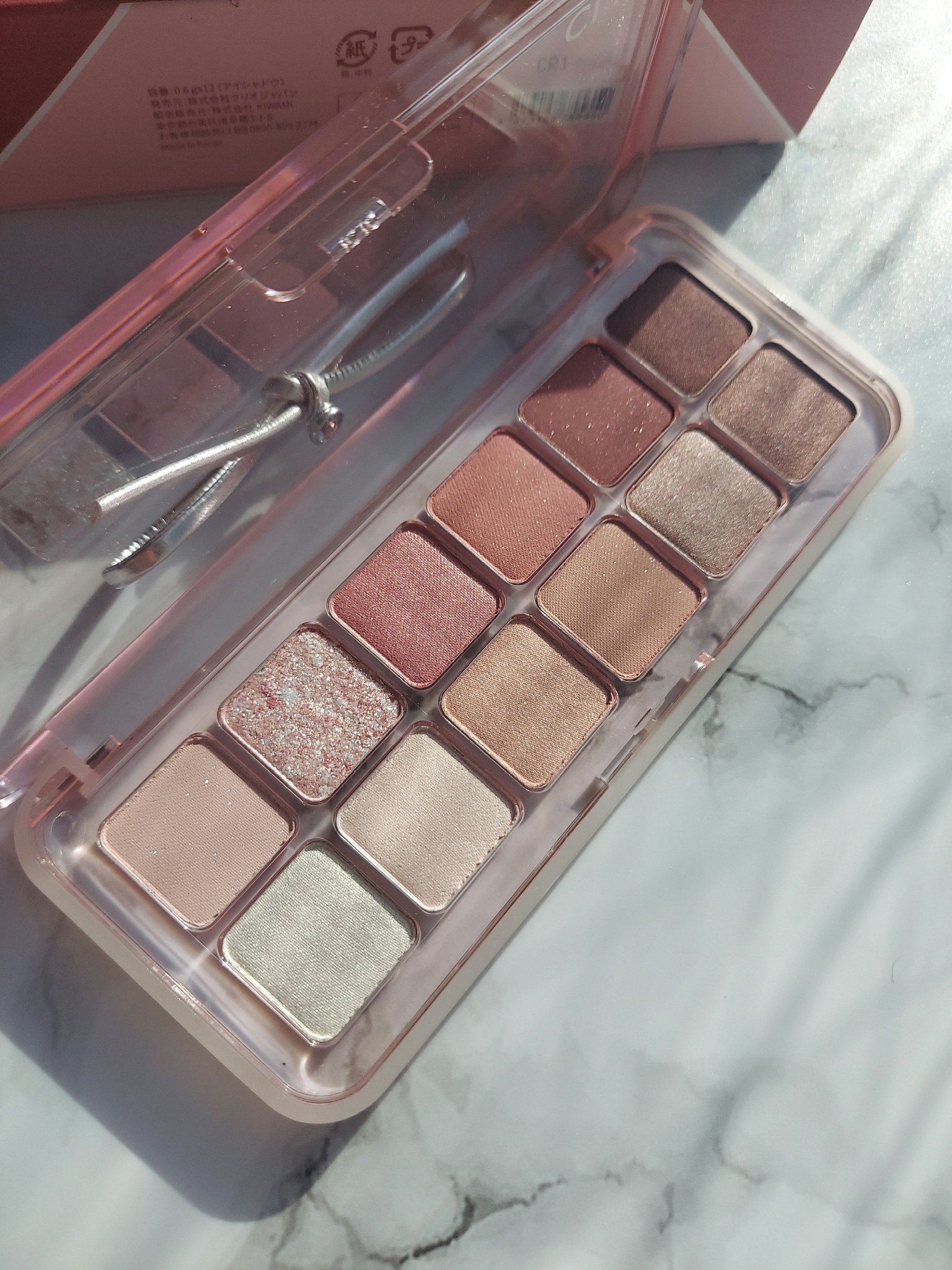 プロ アイ パレット エアー/CLIO/アイシャドウパレットを使ったクチコミ（2枚目）