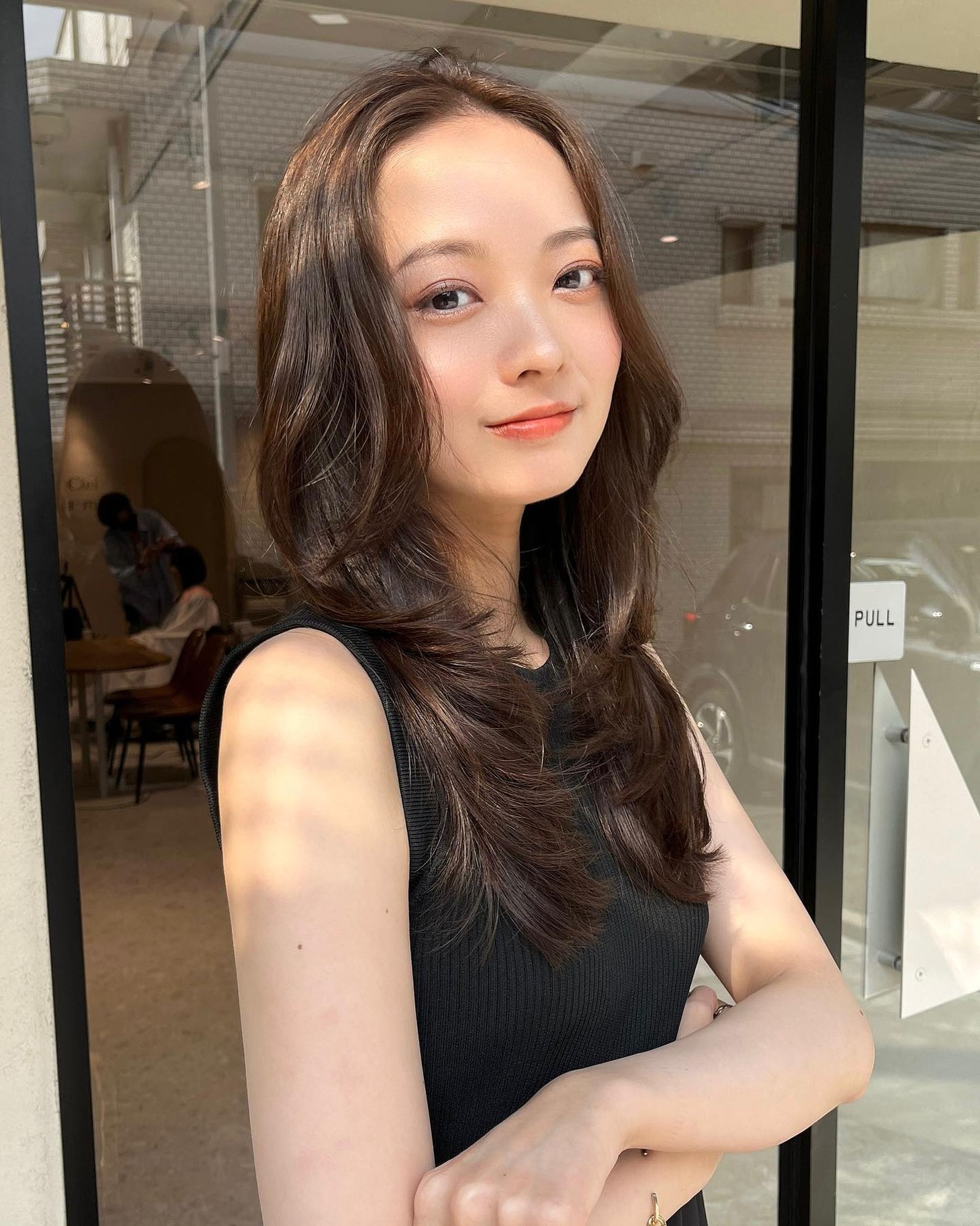 HARUNA on LIPS 「.大人なナチュラルヘア✨.韓国っぽく🌟ワンカールでやりすぎない..」(3枚目)