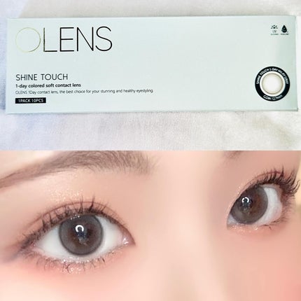 ShineTouch 1day/OLENS/ワンデー(1DAY)カラコンを使ったクチコミ(5枚目)