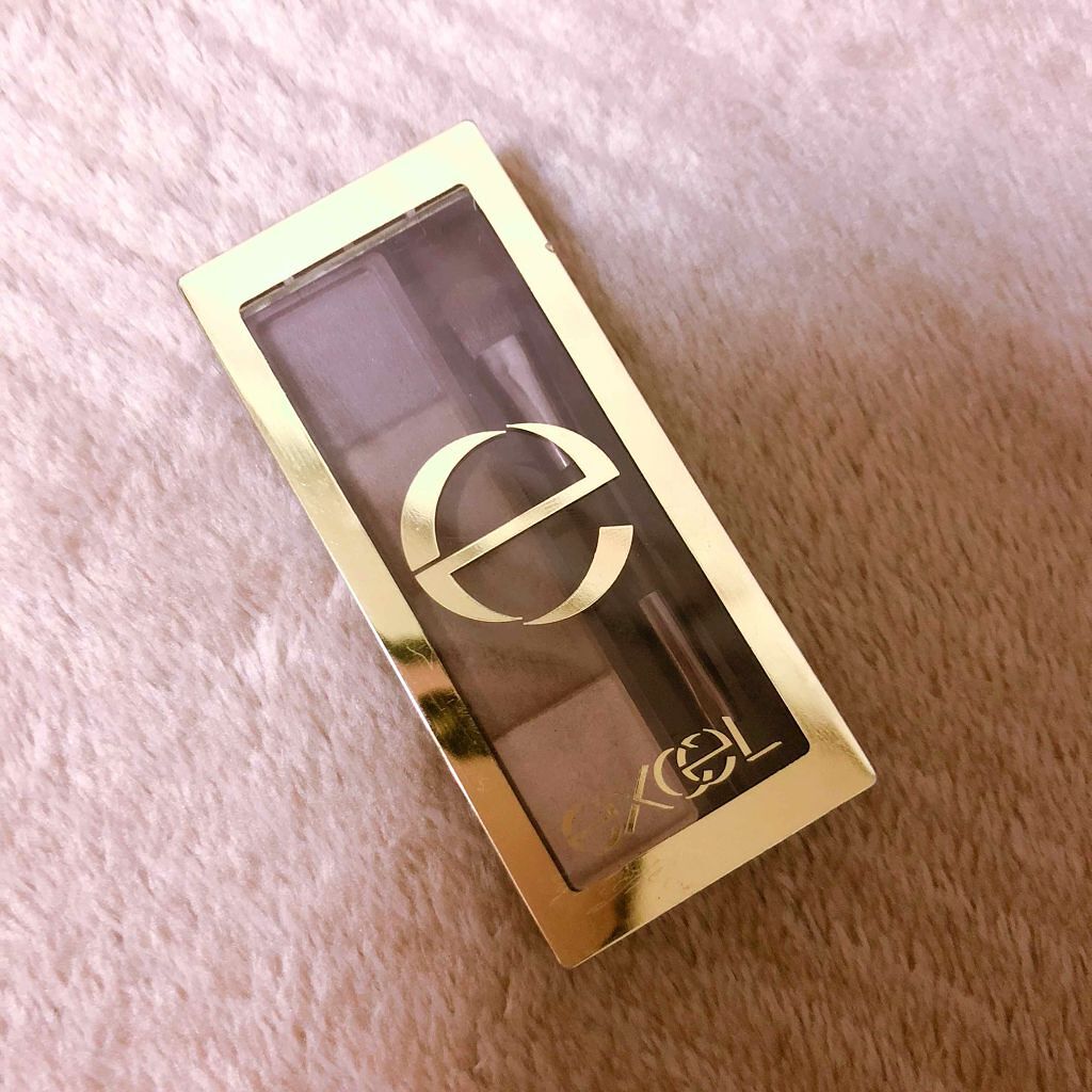 スタイリング パウダーアイブロウ SE01 ナチュラルブラウン/excel/パウダーアイブロウを使ったクチコミ（1枚目）