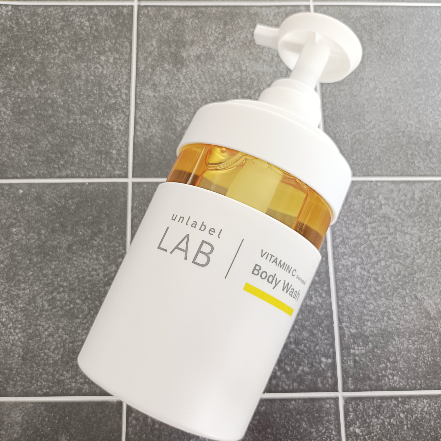 アンレーベル　ラボ　V　クリーミーモイスト　ボディウォッシュ/unlabel/ボディソープを使ったクチコミ（1枚目）