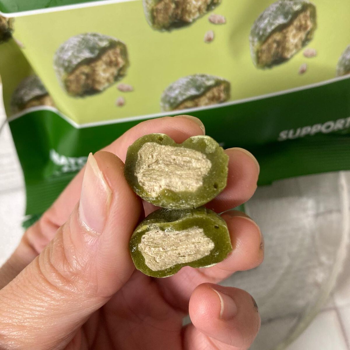 LET'S PROTEIN"カリッと"食べるプロテイン飴/KANSHINDO/食品を使ったクチコミ(3枚目)