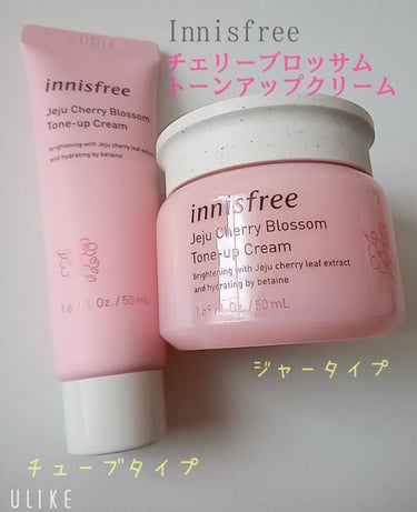 チェジュ チェリーブロッサム トーンアップクリーム/innisfree/化粧下地を使ったクチコミ（1枚目）