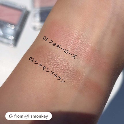 チークブラッシュ/CEZANNE/パウダーチークを使ったクチコミ(3枚目)