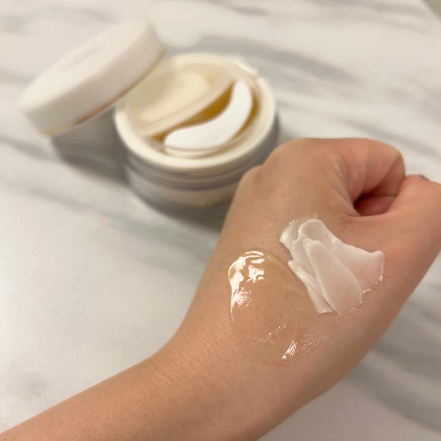 ホワイトトリュフダブルセラムアンドクリーム/ダルバ/フェイスクリームを使ったクチコミ(4枚目)