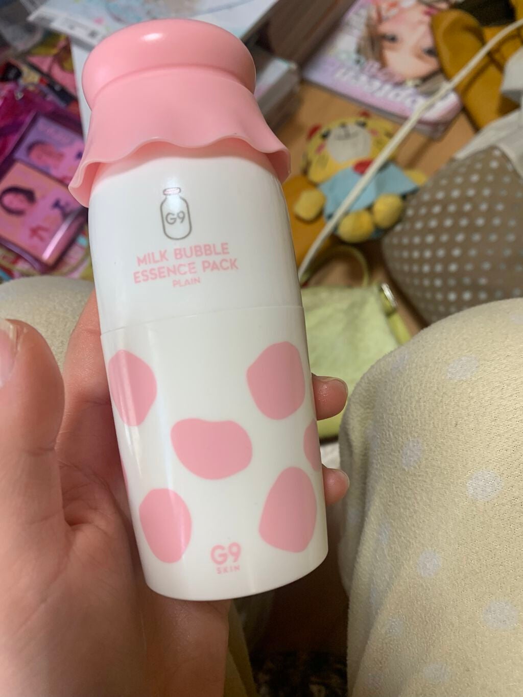 MILK BUBBLE ESSENCE PACK #PLAIN/G9SKIN/美容液を使ったクチコミ(1枚目)