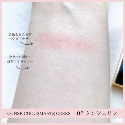 カラーリングソフトチークス/LUNASOL/パウダーチークを使ったクチコミ(4枚目)