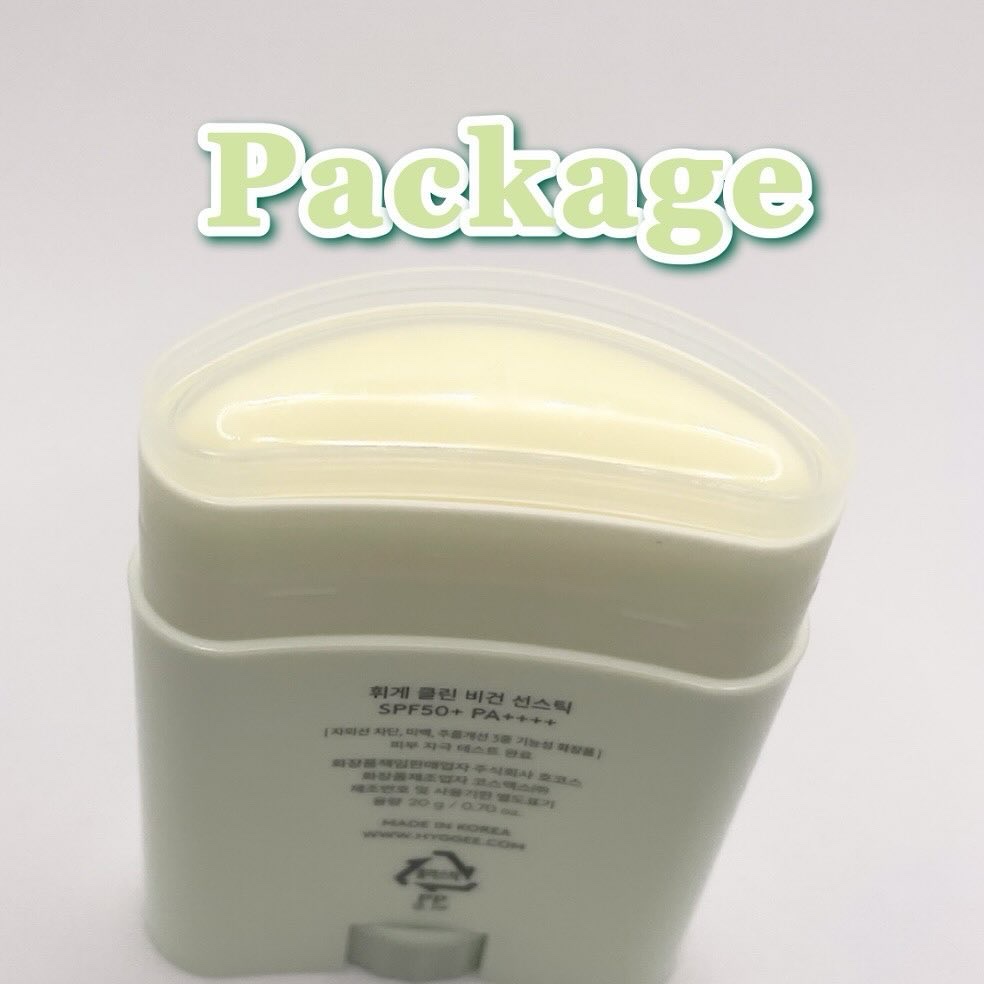 クリーンヴィーガンサンスティック/HYGGEE/日焼け止めスティックを使ったクチコミ（3枚目）