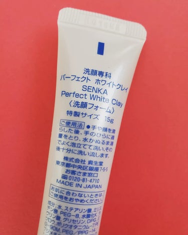 パーフェクトホワイトクレイ/SENKA（専科）/洗顔フォームを使ったクチコミ（3枚目）