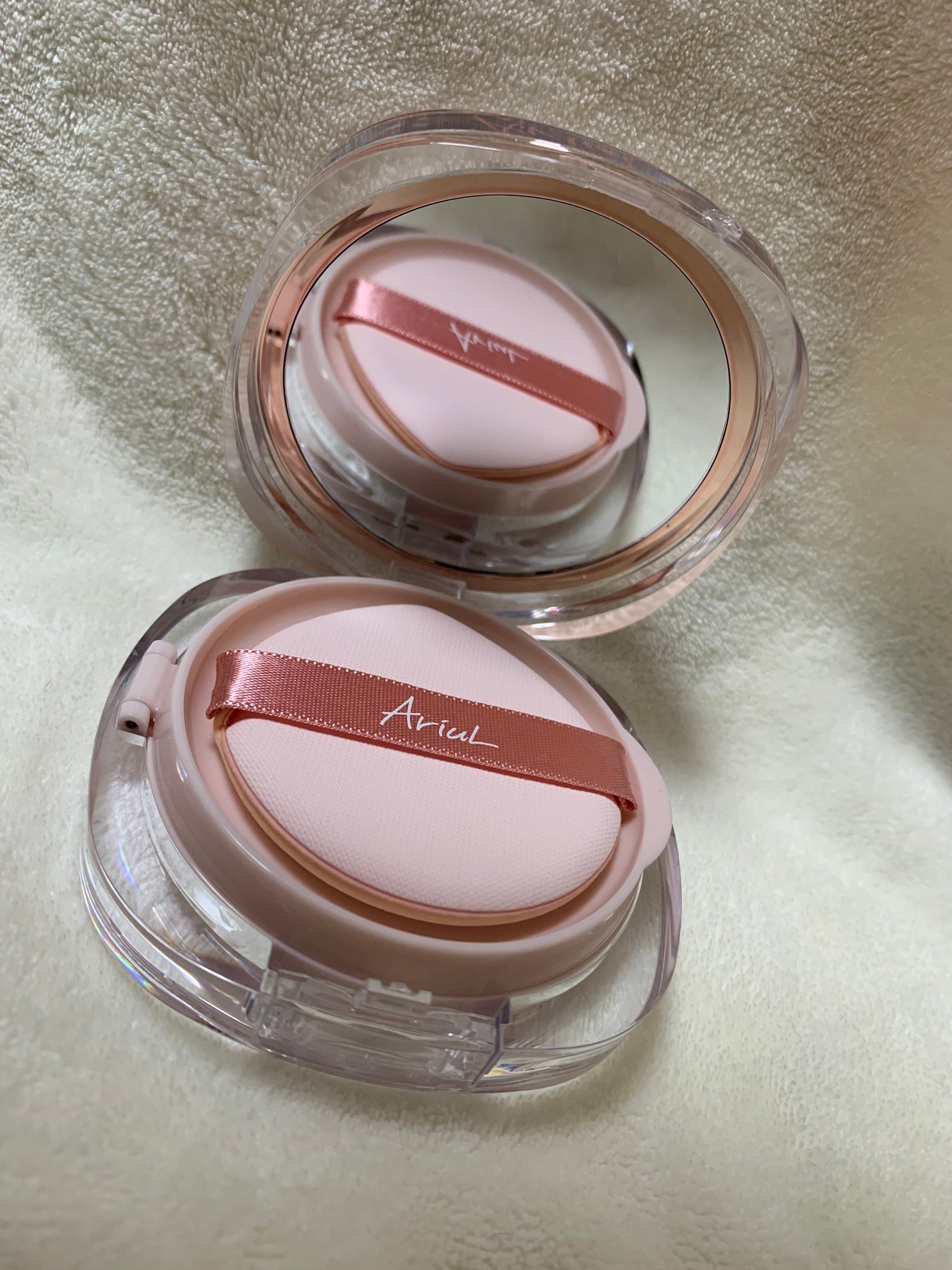 アリウル インクフェザーカバーラスティングクッション/Ariul/クッションファンデーションを使ったクチコミ(2枚目)