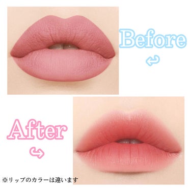 こあのこ🐨 on LIPS 「マットリップ好きだけど塗ると「ぼてっ」としてしまうそんな方は塗..」（2枚目）