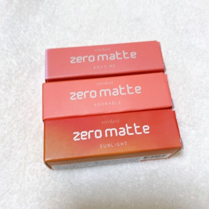 ゼログラムマットリップスティック/rom&nd/口紅を使ったクチコミ(3枚目)