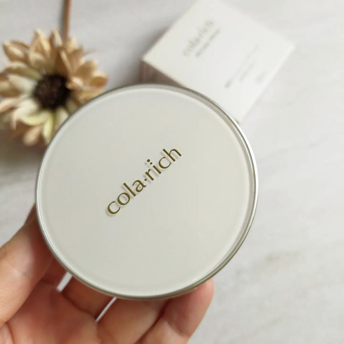 リンクルホワイトクッションファンデーション/コラリッチ/クッションファンデーションを使ったクチコミ(2枚目)