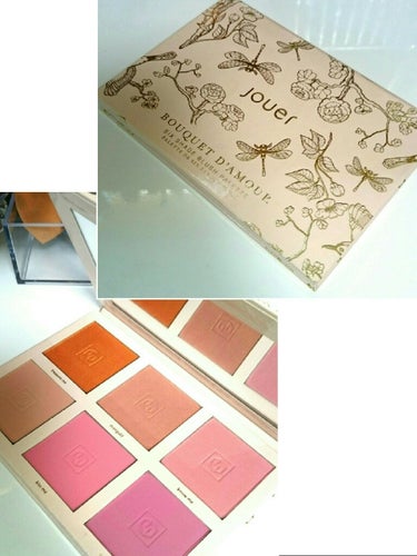  JOUER COSMETICS Bouquet D'Amour Six Shade Blush Palette/Jouer Cosmetics/プレストパウダーを使ったクチコミ（1枚目）