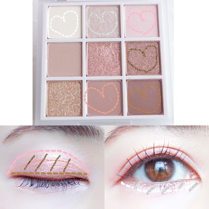 プレイカラーアイズ ≪ミルキーコレクション≫/ETUDE/アイシャドウパレットを使ったクチコミ(3枚目)