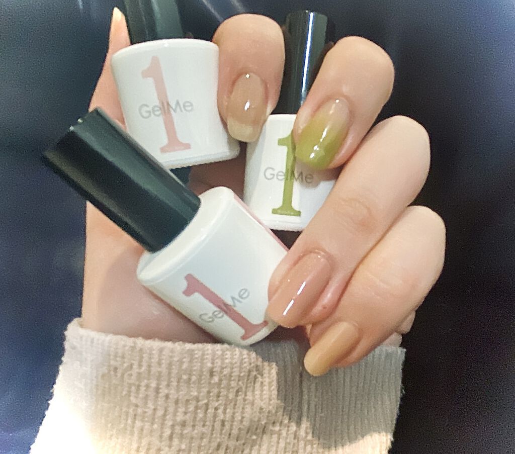 ジェルネイル GM113 ピュアベージュ/ジェルミーワン/ジェルネイルを使ったクチコミ（2枚目）