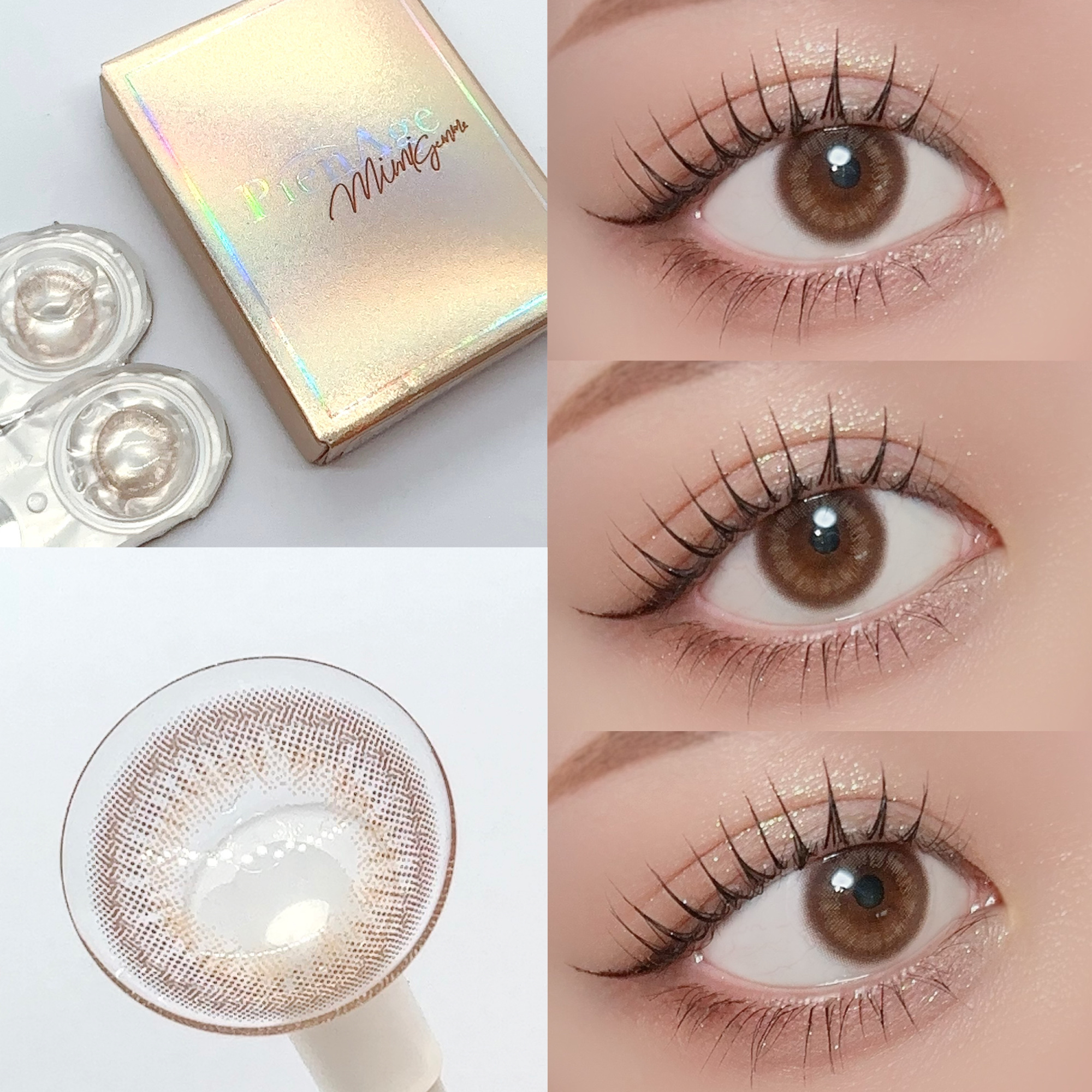 ピエナージュ ミミジェム マンスリー/PienAge/１ヶ月（１MONTH）カラコンを使ったクチコミ（3枚目）