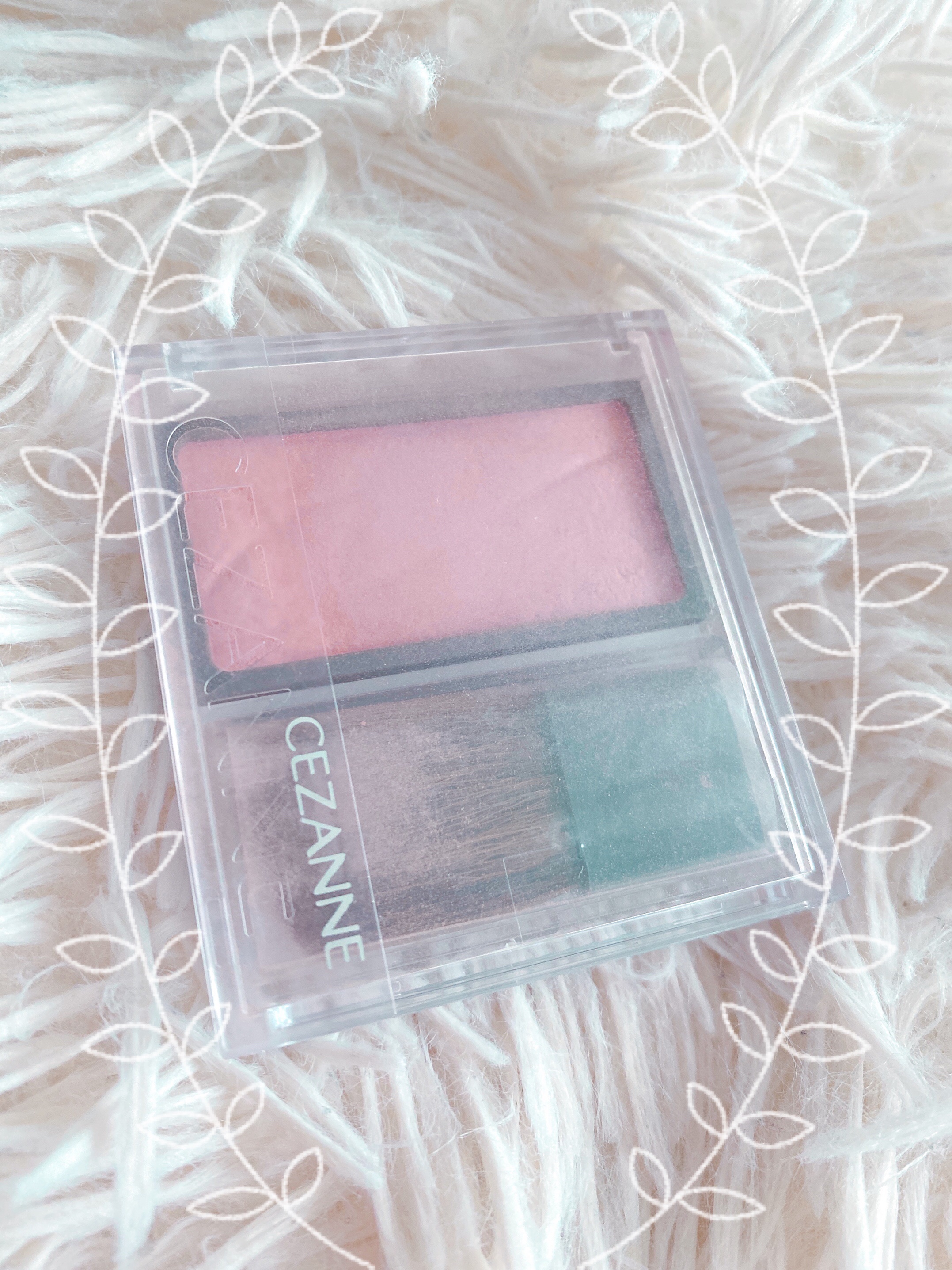 チークブラッシュ/CEZANNE/パウダーチークを使ったクチコミ（1枚目）