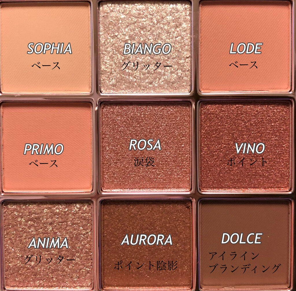 The Bella collection eyeshadow palette/CELEFIT/アイシャドウパレットを使ったクチコミ（2枚目）