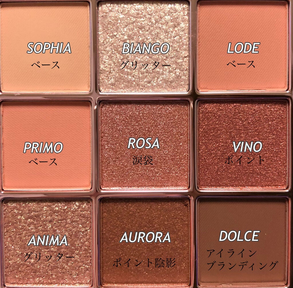 The Bella collection eyeshadow palette/CELEFIT/アイシャドウパレットを使ったクチコミ(2枚目)