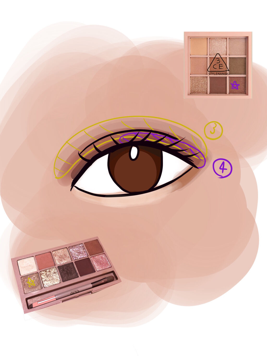 ミラーホリック リキッドアイズ BE103 ダイヤモンドティアー/ETUDE/リキッドアイシャドウを使ったクチコミ（3枚目）