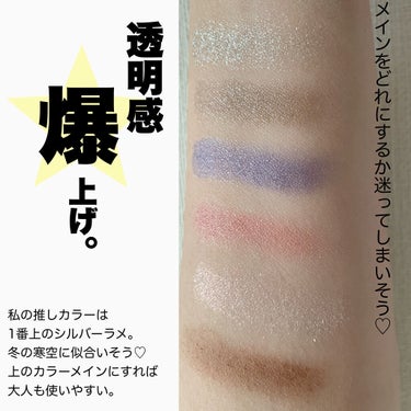 プリズマティックラスター アイシャドウパレット/RMK/アイシャドウパレットを使ったクチコミ（4枚目）