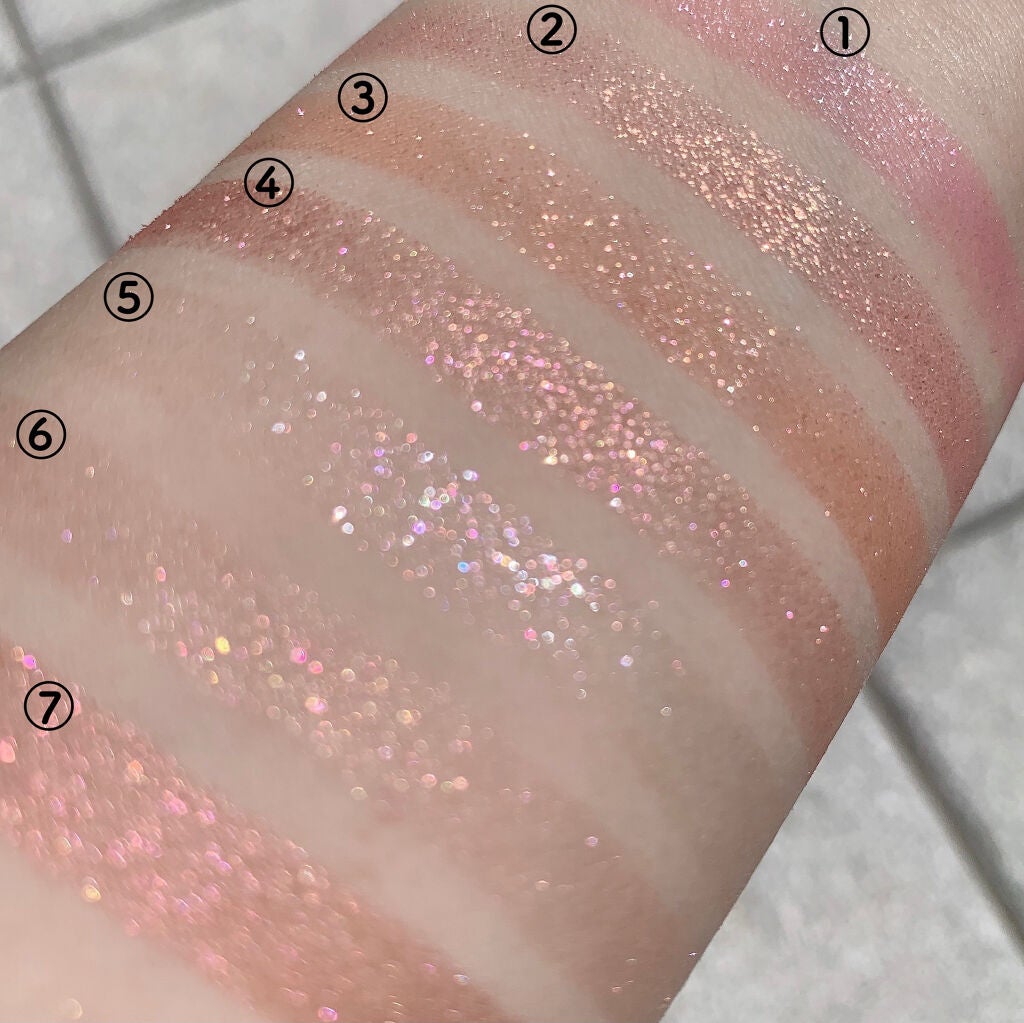 グリッタープリズム シャドウ/MISSHA/グリッターを使ったクチコミ(3枚目)