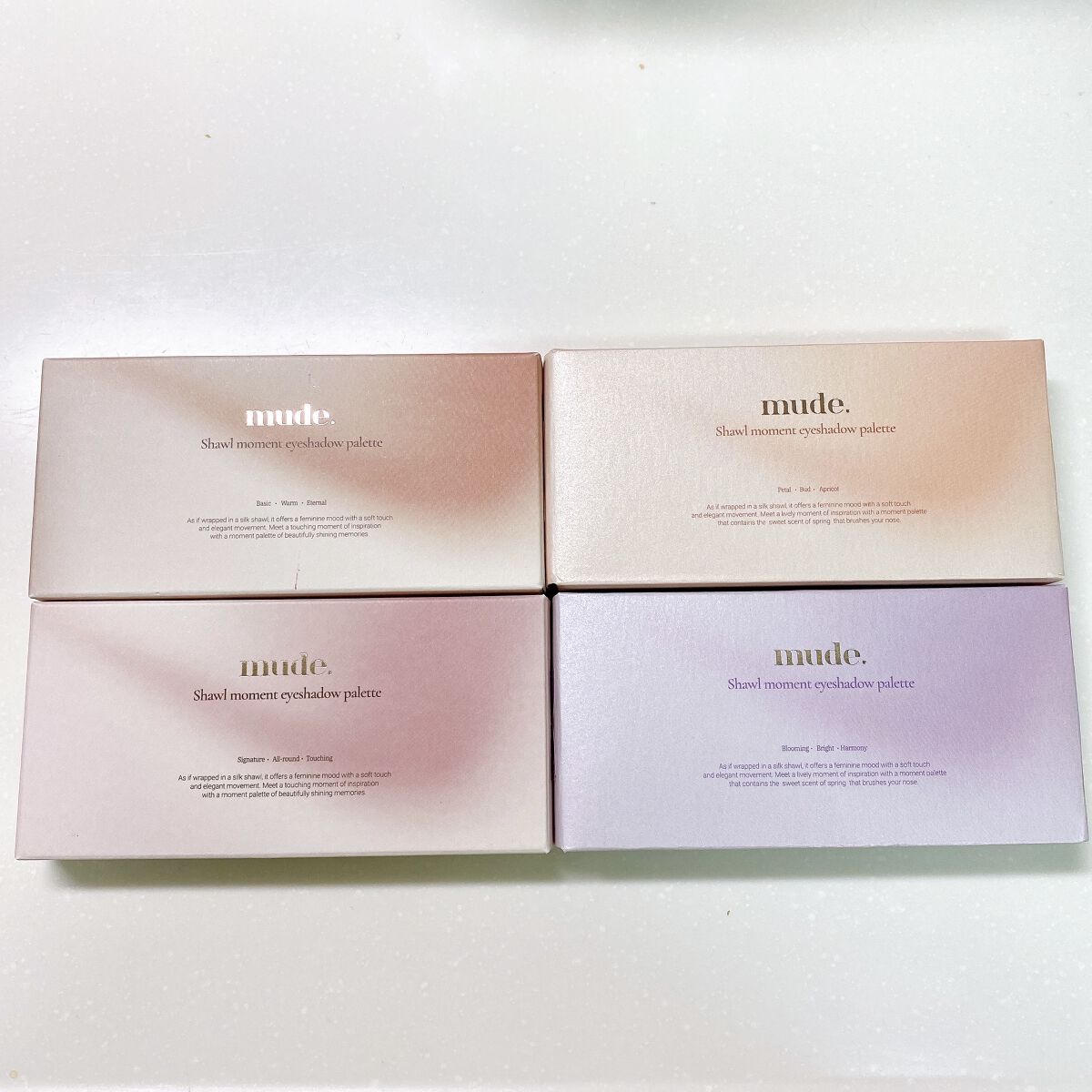 MDショールモーメント アイシャドウパレット/mude./アイシャドウパレットを使ったクチコミ（2枚目）