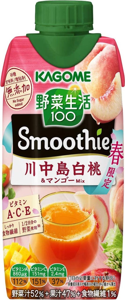 野菜生活100 Smoothie 川中島白桃&マンゴーMix