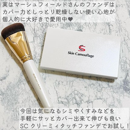 マーシュフィールド スリーウェイファンデブラシ/マーシュ・フィールド/メイクアップを使ったクチコミ(5枚目)
