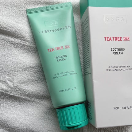 ティーツリーシカスージングクリーム/BRING GREEN/フェイスクリームを使ったクチコミ(4枚目)