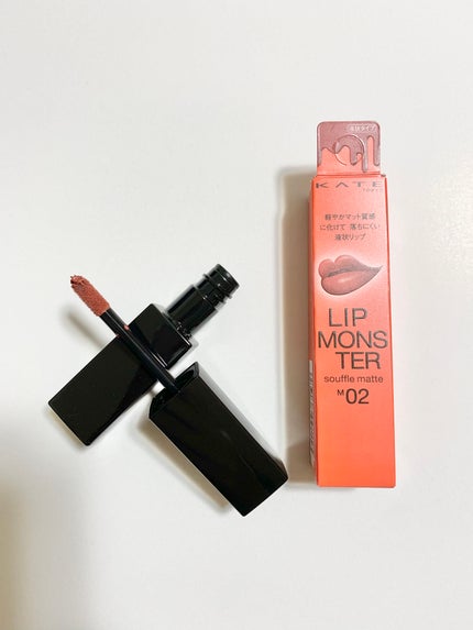 リップモンスター スフレマット/KATE/口紅を使ったクチコミ(2枚目)